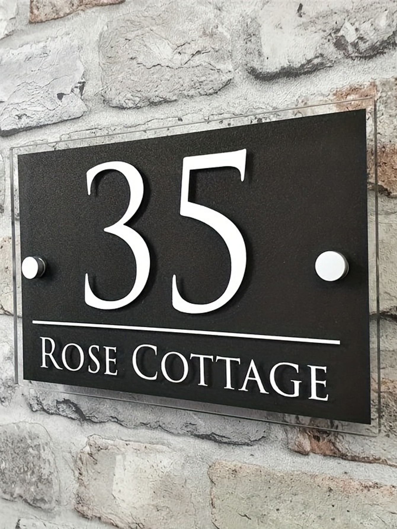 Custom Acrylic House Sign